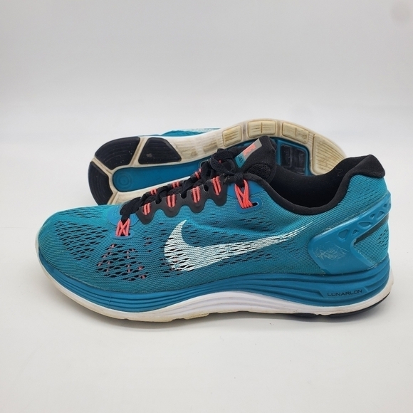 Nike Lunarglide 5 Running Women's 7 Shoes 599395 310 Blue - Picture 13 of 13